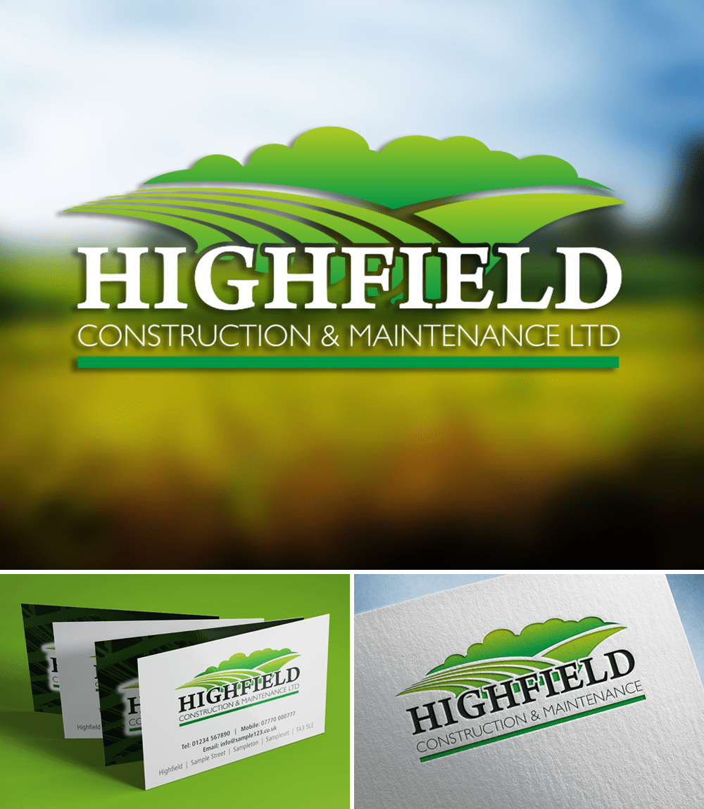 Highfields Branding logo design taunton